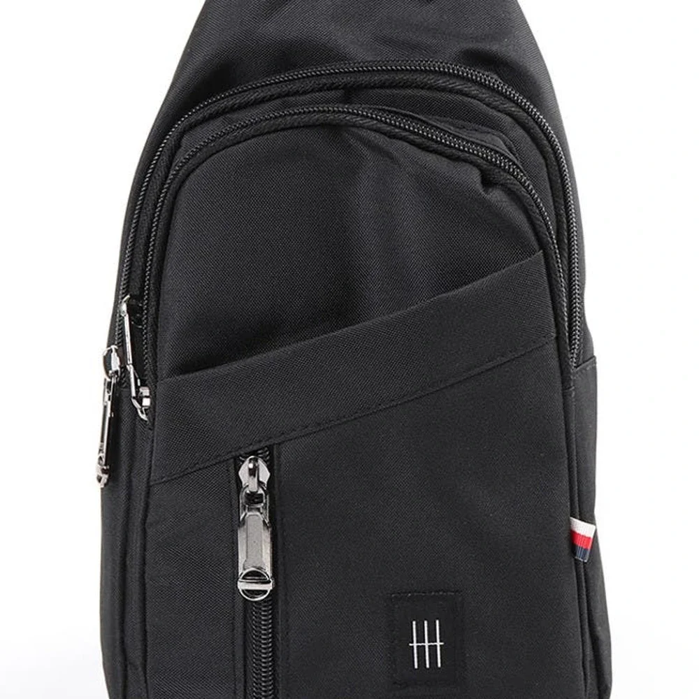 Crossbody Travel Sling Bag With Adjustable Straps Charcoal - Picture 2 of 5